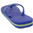 thumbnail image 3 of Havaianas Women's Brazil Logo Flip flops - Spring and Summer Sandals for Women - Marine Blue, 6, 3 of 3