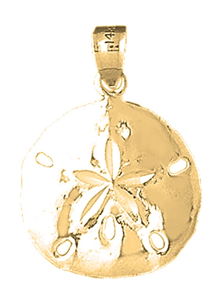 Jewels Obsession Sand Dollar Necklace 14K Rose Gold-plated 925 Silver Sand Dollar Pendant with 18 Necklace Jewels Obsession Sand Dollar Necklace 14K Rose Gold-plated 925 Silver Sand Dollar Pendant with 18 Necklace