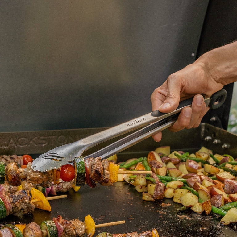 Blackstone 14-Inch Stainless Steel Tongs With Silicone Grip photo 2