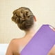 thumbnail image 1 of Esponja de baño de nailon - Morado, estropajo exfoliante con asas, 1 of 4
