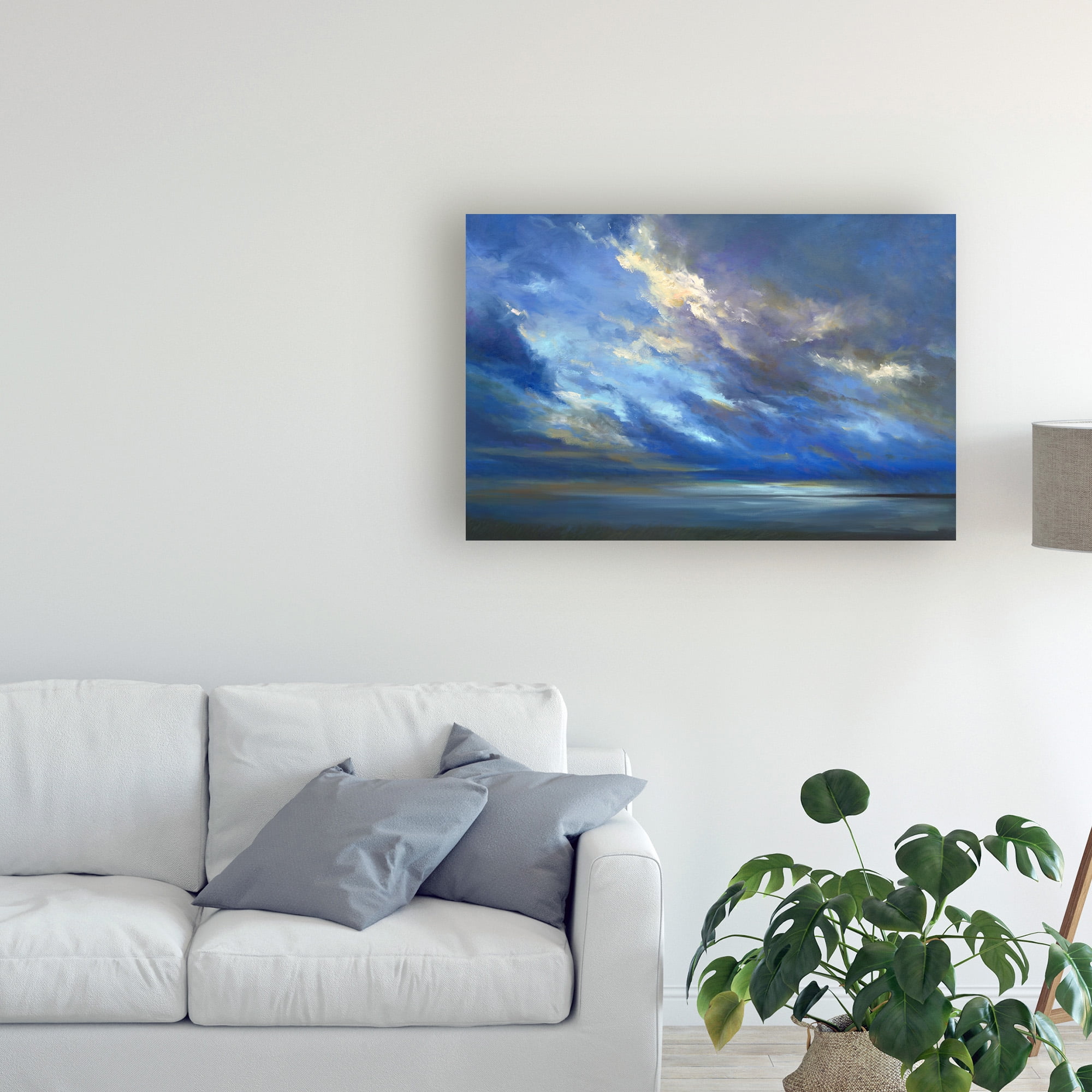 Trademark Fine Art 'Coastal Sky 2' Canvas Art by Sheila Finch