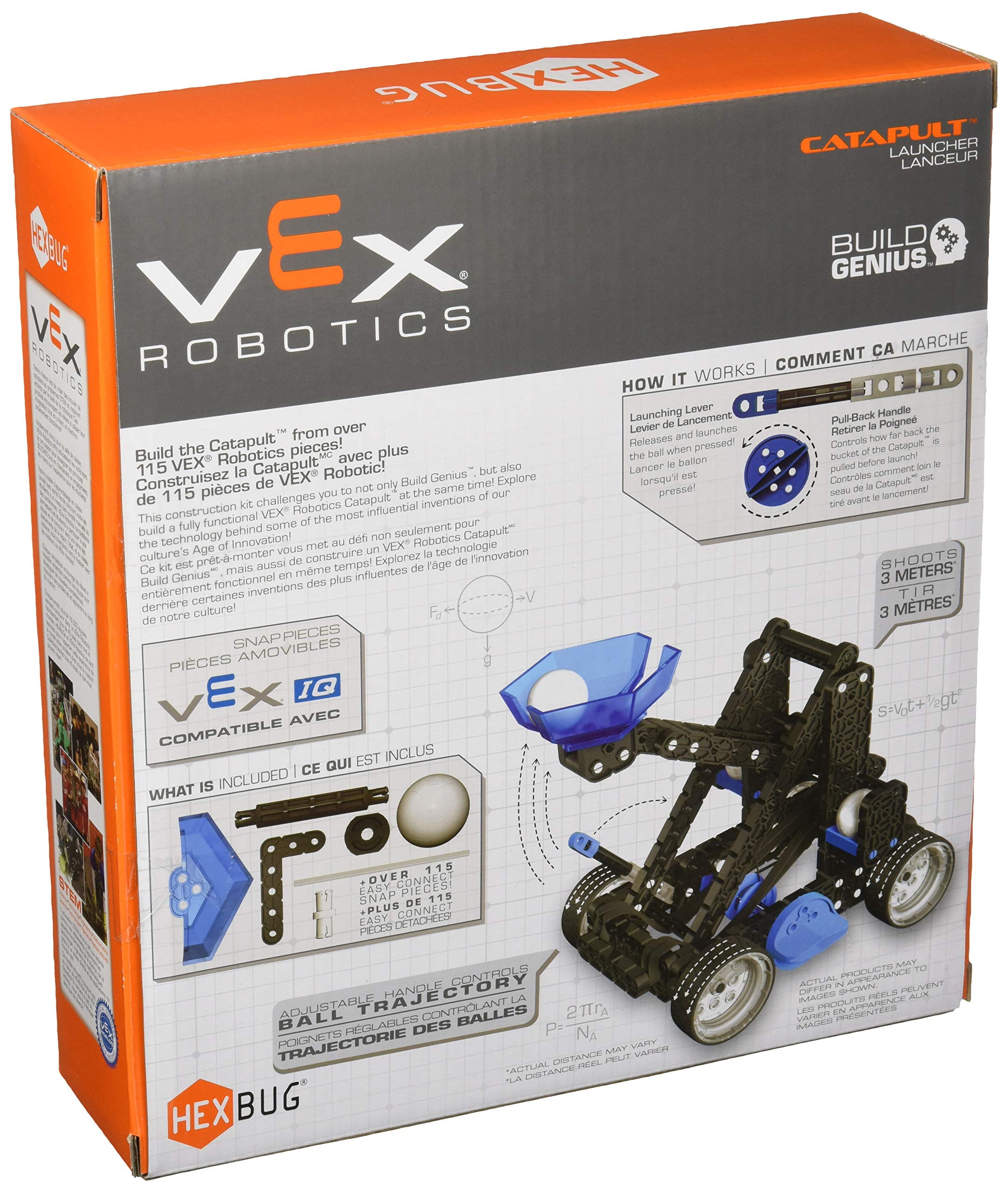 Vex Robotics Construction Set Catapult Launcher Powered Motor