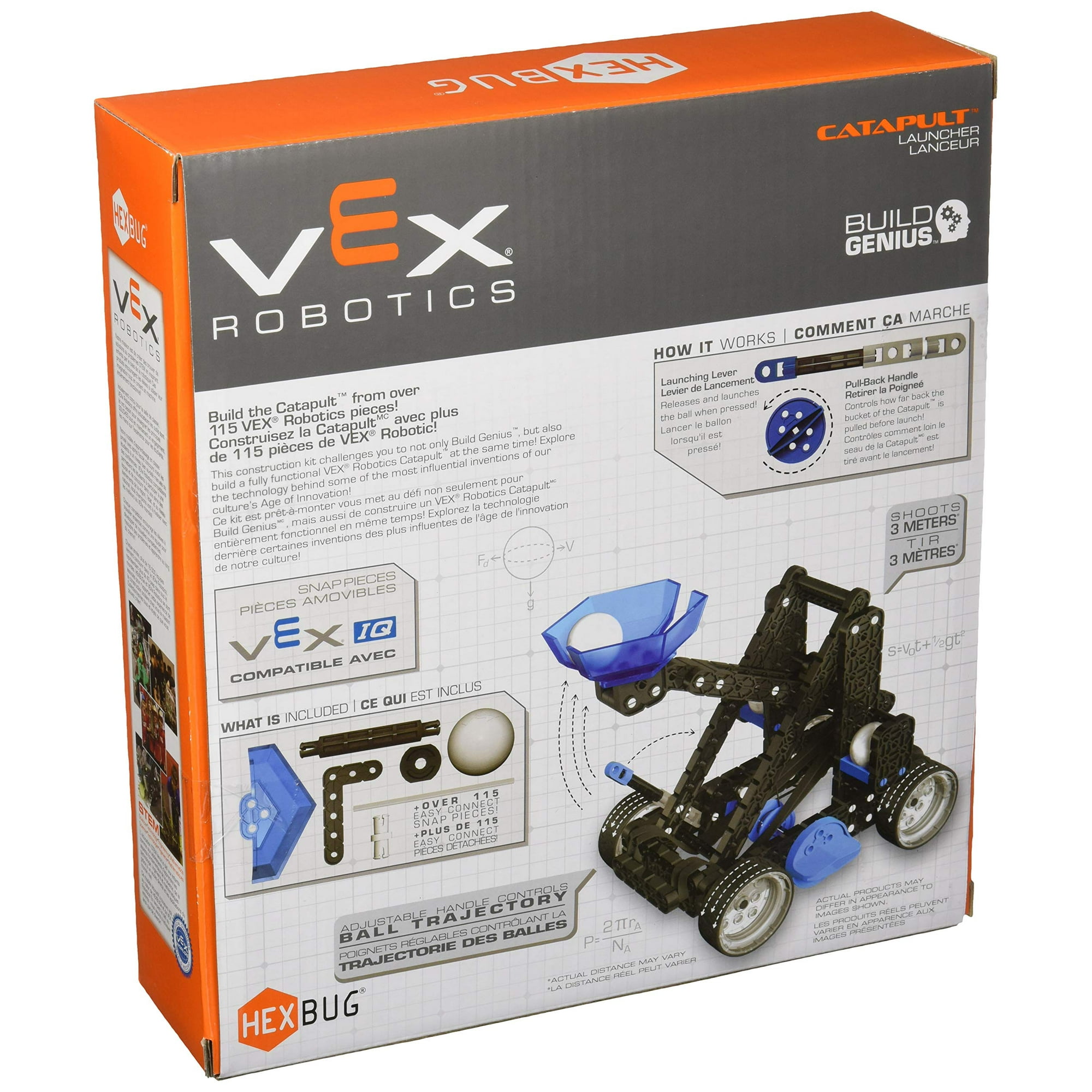 Vex Robotics Construction Set Catapult Launcher Powered Motor