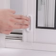 thumbnail image 2 of 4 piezas de manijas adhesivas de plástico para ventanas para gabinetes y cajones, perillas adhesivas, manijas de puertas de gabinetes, puertas de gabinetes de cajones de cocina de repuesto (blanco), 2 of 4