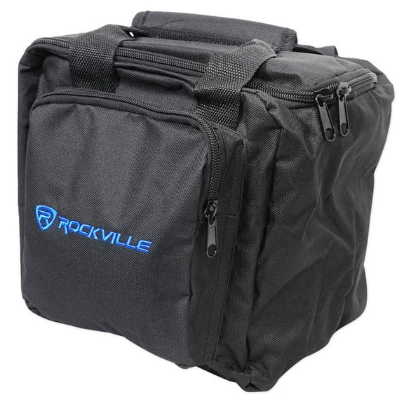 Rockville RLB90 Universal Travel Bag Fits 2x Par Lights Controller Cables