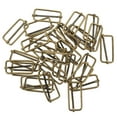 thumbnail image 1 of MasteelfCA 100PCS Slide Belt Connection Roller Buckles Bag Strap Adjustable Metal Pin Buckles for Backpack Suitcase Clothes(Bronze), 1 of 8