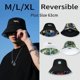 thumbnail image 4 of Sombreros de pescador con estampado de letras XL63cm de cabeza grande para hombres y mujeres, gorras de pescador de Hip Hop Reversibles de talla grande, sombrero para el sol de verano, 4 of 5