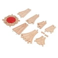 thumbnail image 1 of Educational DIY Wooden  Track Set Building Toy for Toddlers Kids Expansion Pack, 1 of 7