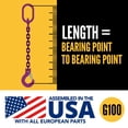 thumbnail image 5 of 9/32" x 20' - Adjustable 2 Leg Chain Sling w/ Sling Hooks - Grade 10, 5 of 7