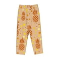 thumbnail image 4 of Bingfone Pajamas For Women,Pineapples Pajama Pants With Pockets-Large, 4 of 9