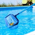thumbnail image 3 of Red de espumadera para piscina, herramienta de limpieza de rastrillo de hojas de alta resistencia, recogedor de bolsas profundas de malla fina con plástico resistente, 3 of 3