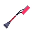 thumbnail image 1 of Red Car Ice Scraper with Brush - Multi-Functional Detachable Design for Snow, Ice & Frost Removal, Thickened EVA Sponge Handle, Made of ABS, PVC & EVA Materials, Measures 24*68*11.1cm, 285g Plastic, 1 of 6