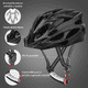 thumbnail image 2 of Casco, gafas, mascara y bolso negro 52-58 cm Malubero Malu1245, 2 of 4