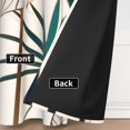 thumbnail image 3 of Tchckioa Botanical Blackout Curtains for Living Room,Thermal Insulated Grommet Window Drapes,52x63 Inch,2 Panels, 3 of 8