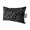 Black, White, Silver, variant on Chaise Lounge Headrest Pillow 1 Pack, Mathematics Tools Sketch Waterproof Chair Pillows with Insert & Adjustable Elastic Strap for Beach Pool Recliner, Black Modern Abstract Icons Outdoor Pillow