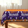 thumbnail image 4 of Tchckioa Happy Halloween 60x84 Rectangular Tablecloth,Oil-resistant Stain Proof Table Cover for Restaurant Decor, 4 of 6