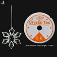 thumbnail image 3 of PULLIMORE 26 Pcs Christmas Snowflake Icicle Ornaments Crystal Christmas Tree Hanging Decorations, 3 of 8