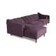 thumbnail image 5 of Sofá Cama Modular Reversible de Velvet Morado Modelo Scotch Makora, 5 of 9