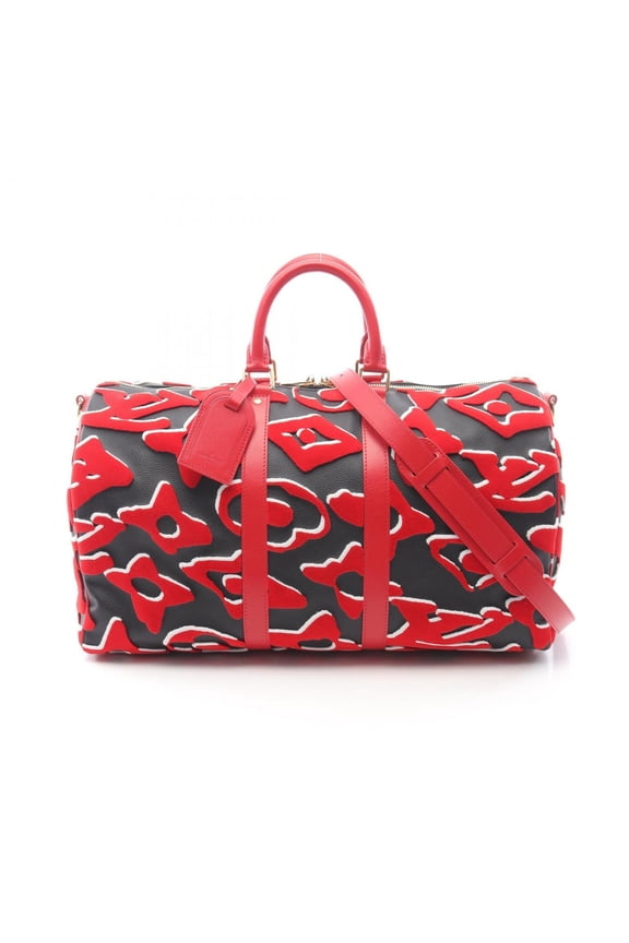 Pre-Owned Louis Vuitton LV x UF Keepall Bandouliere 45 Boston Bag, Coated Canvas and... (Good)