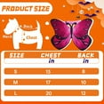 thumbnail image 2 of GASTROPOD Dog Halloween Costumes,Cute Large Dog Halloween Costumes,Felt Butterfly Wings Halloween Costumes for Dogs,Pink,S, 2 of 7
