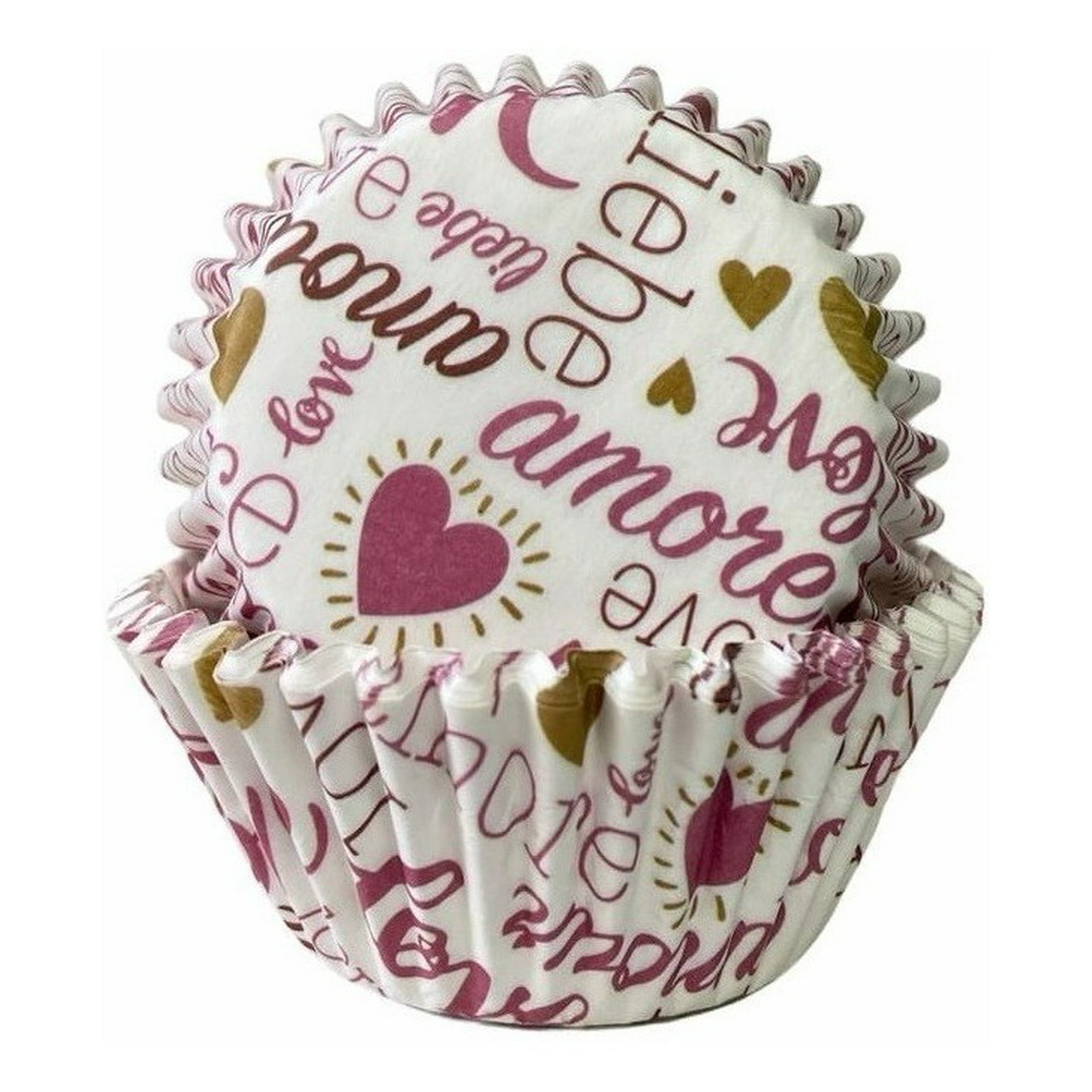 Pack X200 Capsula Para Hornear Capsulas Cupcake Love 8Cm