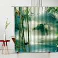 thumbnail image 4 of Zen St Shower Curtain Buddhism Landscape Tranquil Waterproof Polyester Fabric Bathtub ration Mildew Proof With, 4 of 7