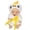 White-#031, variant on 1 Pcs 4 Inch Mini Baby Dolls Lifelike Realistic Baby Dolls Animal Clothes Cute Tiny Gifts for Kids Birthday Party