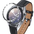 thumbnail image 1 of Anillo de reloj de metal compatible con Samsung Galaxy Watch3 45 mm, protección contra rayones Caja de metal estilo E, 1 of 4