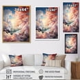 thumbnail image 4 of Designart "Of Serenity Clouds Pillows art painting" Landscape & Nature Floater Framed Wall Art Print, 4 of 7