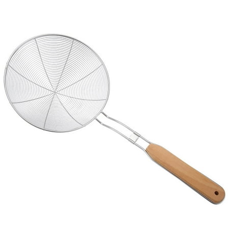 

1Pc Stainless Steel Strainer Spoon Frying Oil Strainer Rustproof Kitchen Colander