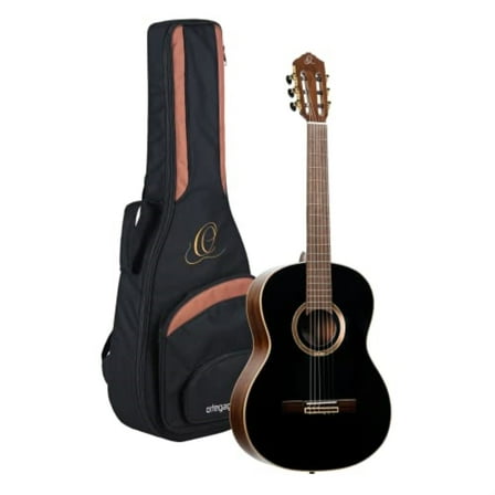 Performer Series Solid Top Slim Neck Acoustic-Electric Nylon Classical Guitar with Bag