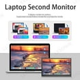 thumbnail image 2 of LESOWN 2.5K 10.1 inch USB-C Small Portable Monitor Wide Screen HDMI 2560x1600 IPS Secondary Display for Drawing Computer Laptop, 2 of 12