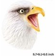 thumbnail image 3 of Soft Rubber Bald Eagle Hand Puppet Realistic Bald Eagle Head Open Movable Mouth Suitable for Creative Storytelling Teaching Cake Topper Decoration Hal, 3 of 3