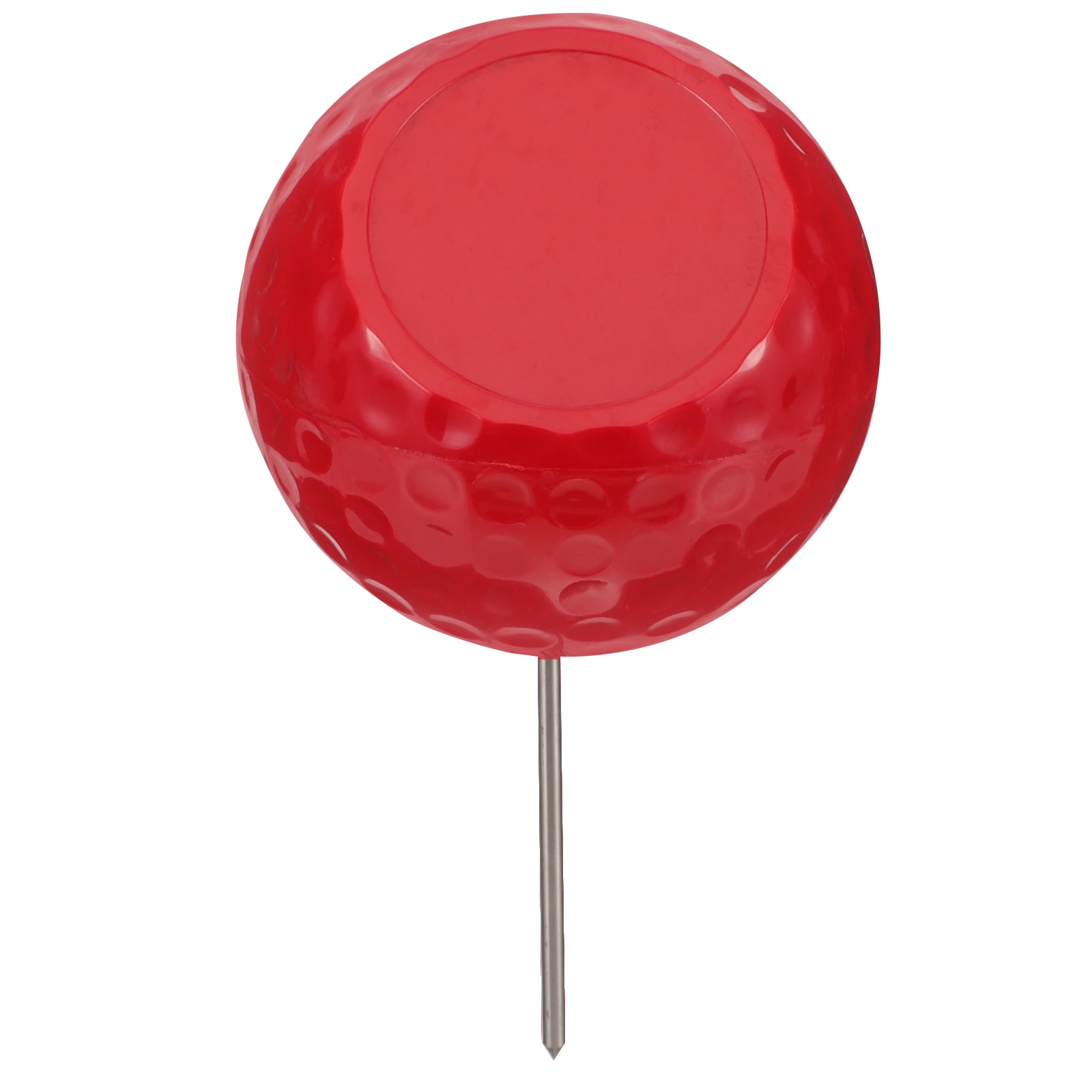 FUEENIRVA Red Golf Tee Marker with ABS Metal, Stylish Golf Accessory for Course Play, Practice & Training