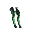 thumbnail image 2 of Transemion Aluminum Extendable Brake Cluth Lever For Motorcycles Easy-to-Install And Adjustable Exquisite green  and black, 2 of 6