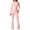 Pink, variant on Buigttklop Jumpsuit for Women Spring and Fall Tight Waistband Sleeveless Neck Long Jumpsuit