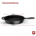 thumbnail image 4 of Sartén Grill de Hierro Fundido Ultrachef 26 cm Negro, 4 of 8