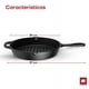 thumbnail image 4 of Sartén Grill de Hierro Fundido Ultrachef 26 cm Negro, 4 of 8