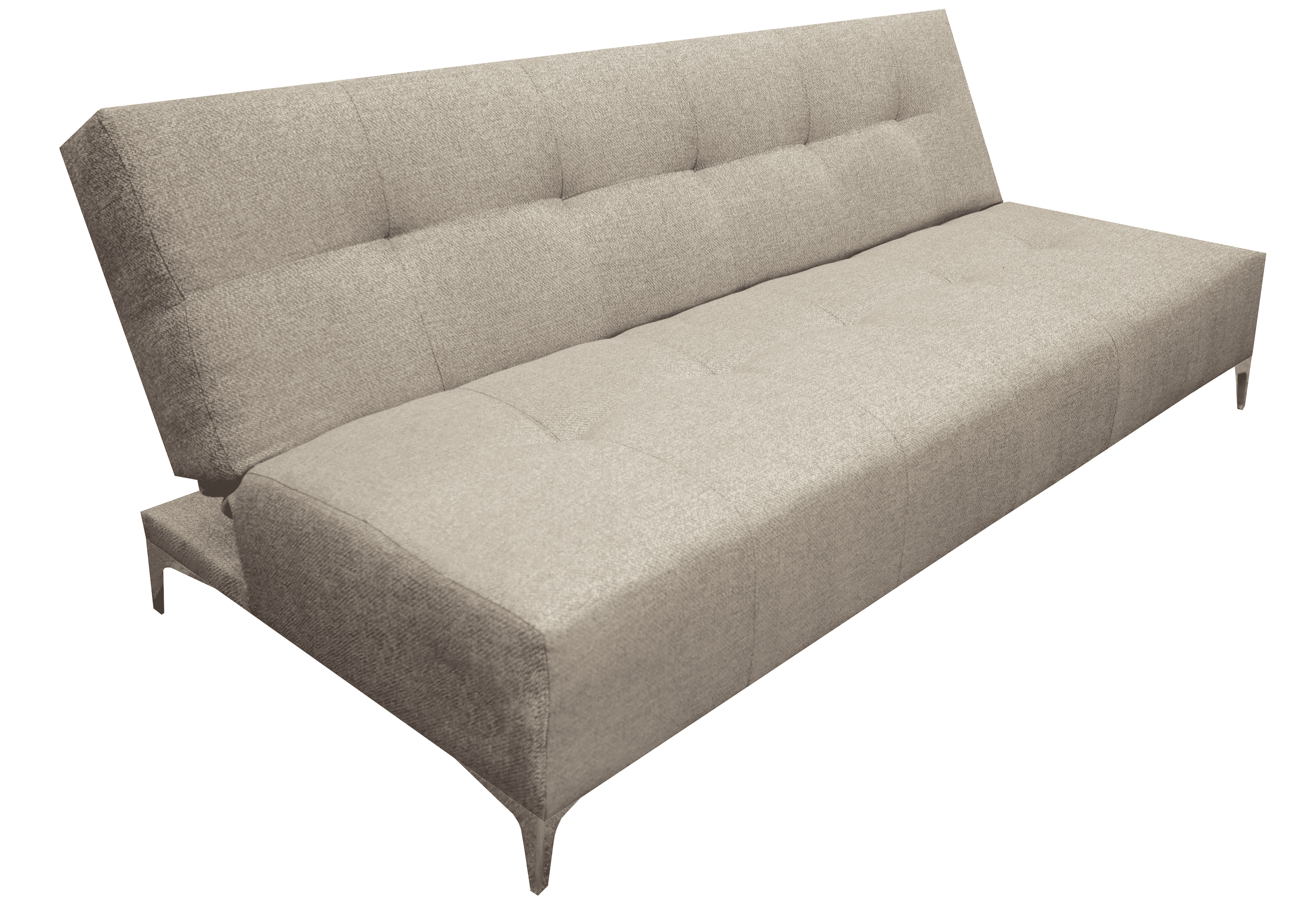 Sofá Cama Reclinable Vegas Lino Beige Futon 3 Posiciones EL BAZAR STORE ...