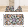 thumbnail image 6 of Bohemian Retro Color Diamond Pattern (4) Door Mat Welcome Door Mat for Front Door, Home Entrance, Yard, Floor, Patio, Non Slip Spring Summer Welcome Mat Indoor Outdoor Doormat 30"*17", 6 of 6