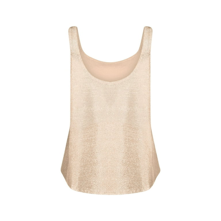 トップス Gajess Glitter Camisole SATINIOR Women's Sleeveless Glitter Sequin Tank Tops Shimmer