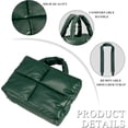 thumbnail image 4 of LinYooLi Puffer Tote Bag, Puffy Bags for Women Light Winter Down Cotton Padded Quilted Tote Bag Shoulder Handbags Purse, 4 of 7