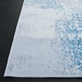 thumbnail image 3 of SAFAVIEH Tacoma Richard Abstract Machine Washable Runner Rug, Grey/Blue, 2'6" x 10', 3 of 8