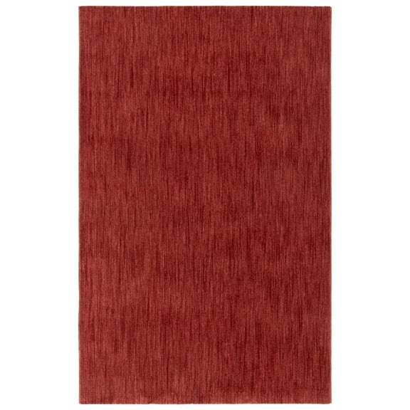 SAFAVIEH Mabel Blaire Solid Area Rug, Red/Dark Red, 8' x 10'