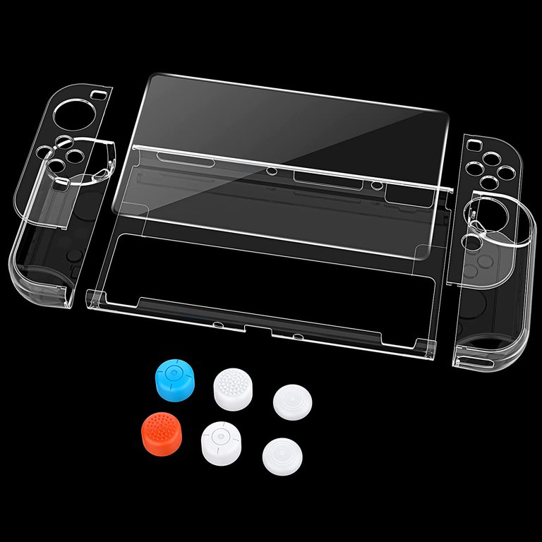 HEYSTOP Case Compatible with Nintendo Switch OLED Model Dockable, PC Switch  OLED Cover Case with Glass Screen Protector