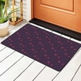 thumbnail image 2 of YFYANG 72"x48" Non-Slip Flannel Carpet Doormat, Living Room Bedroom Office Decorative Area Rugs, Indoor Vintage Watercolor Heart Texture Floor Mats, 2 of 7