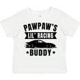 thumbnail image 3 of Inktastic Pawpaw's Lil' Racing Buddy with Car Silhouette Boys or Girls Toddler T-Shirt, 3 of 5