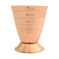 thumbnail image 4 of Vaso medidor de acero inoxidable, medidor de 2,5 oz, herramienta de barra para cócteles. naranja, 4 of 9