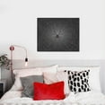 thumbnail image 4 of Susaid Black Spider On Web Pattern Canvas Wall Decor Poster Framed Artwork Decoration for Bedroom Home Office Ready to Hang,Horizontal, 4 of 6