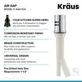 thumbnail image 4 of KRAUS Dishwasher Air Gap in Chrome, 4 of 6